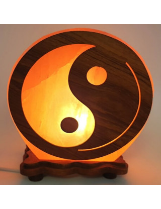Lampe de Sel avec Yin & Yang
