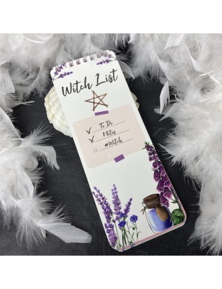 Carnet Witch List "Witchy"